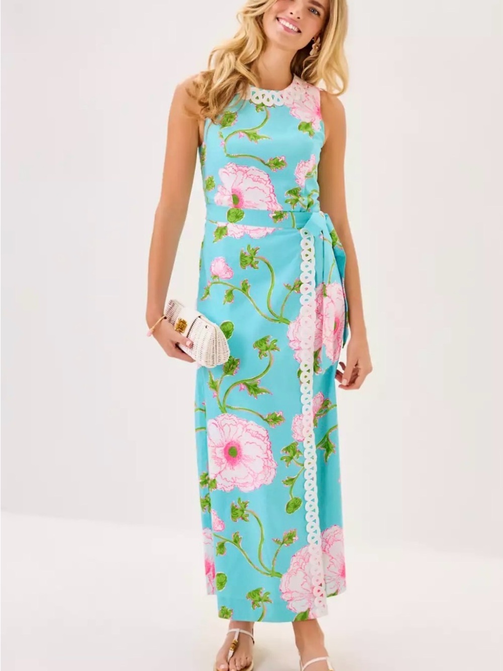 Lilly Pulitzer Fresia Maxi Shift Dresd